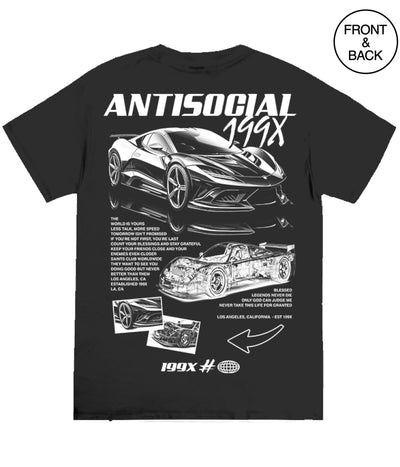 ANTISOCIAL CAR TEE - Men’s Tee