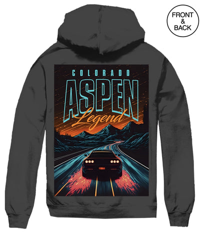 Aspen Sunset Car Mens Hoodies And Sweatshirts