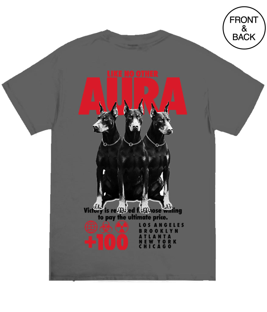 Aura Doverman S / Charcoal Men’s Tee