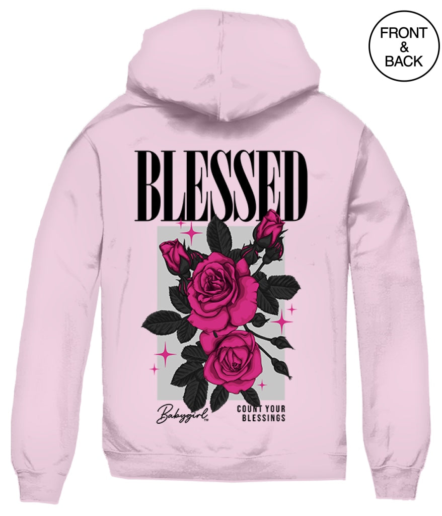 Babygirl Blessed Rose S / Light Pink Junior Hoodies