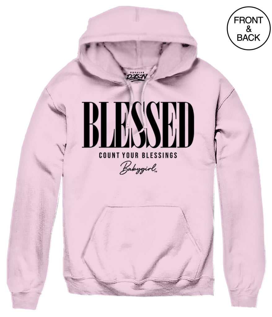 Women's Cute Blessed Rose Pullover Sweatshirt Red Roses 2024 on Sleeve Urban Hoodie