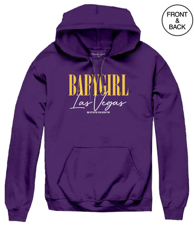 Babygirl Las Vegas Car S / Purple Junior Hoodies