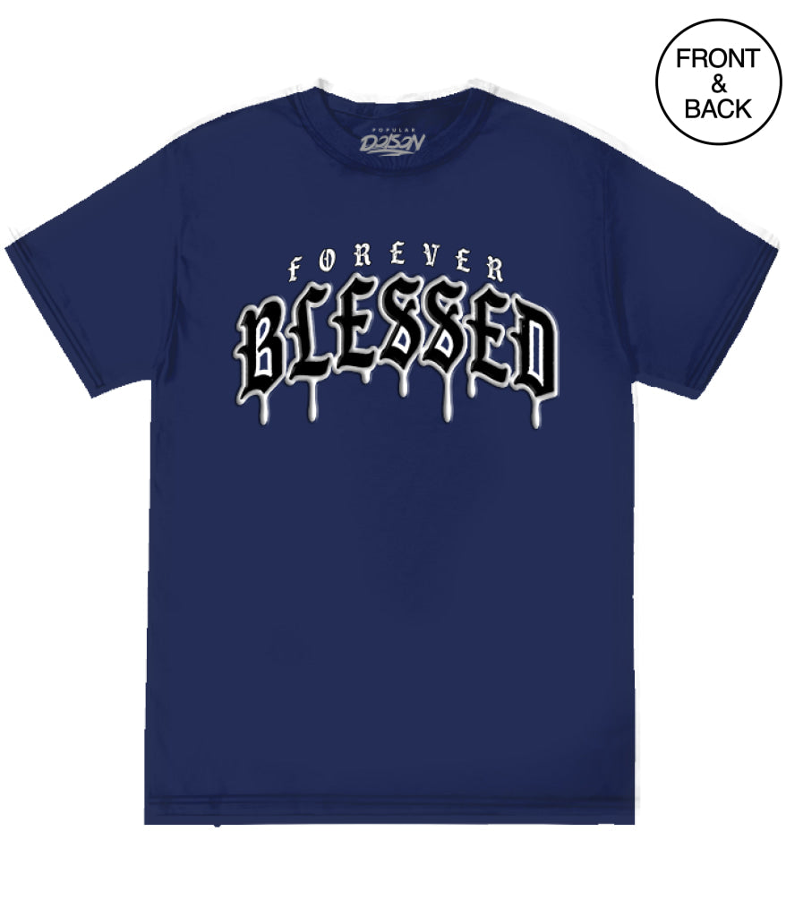 BIG GUY BLESSED FOREVER CROSS TEE 2X / NAVY Men’s Tee