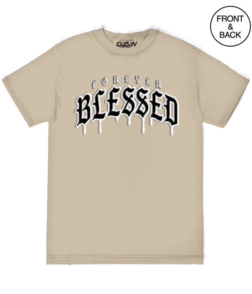 BIG GUY BLESSED FOREVER CROSS TEE 2X / SAND Men’s Tee