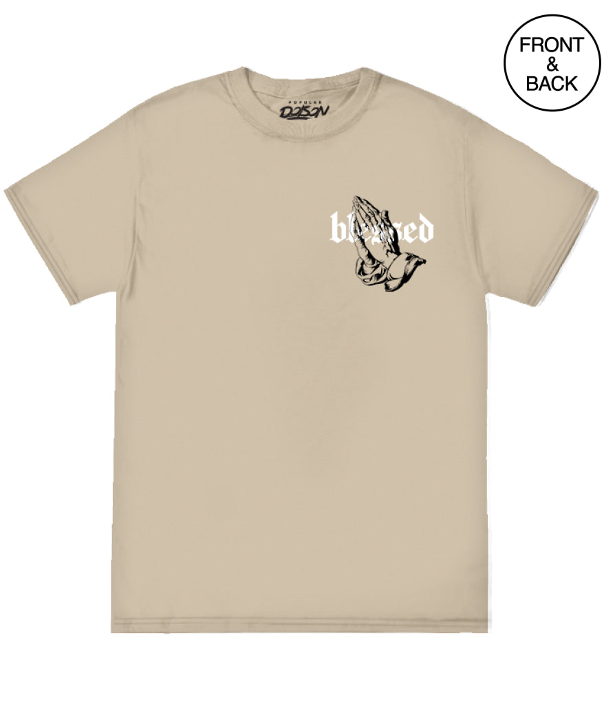 BIG GUY BLESSED PRAYER TEE 2X / SAND Men’s Tee