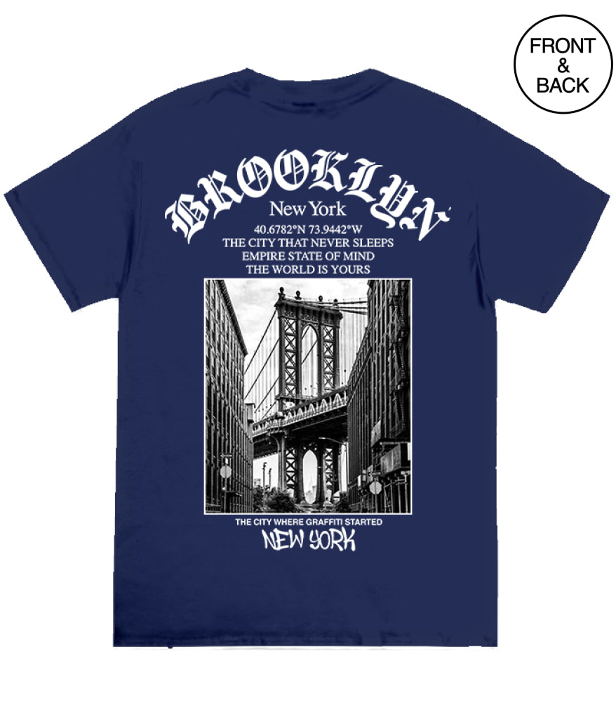 BIG GUY BROOKLYN BRIDGE TEE 2X / NAVY Men’s Tee