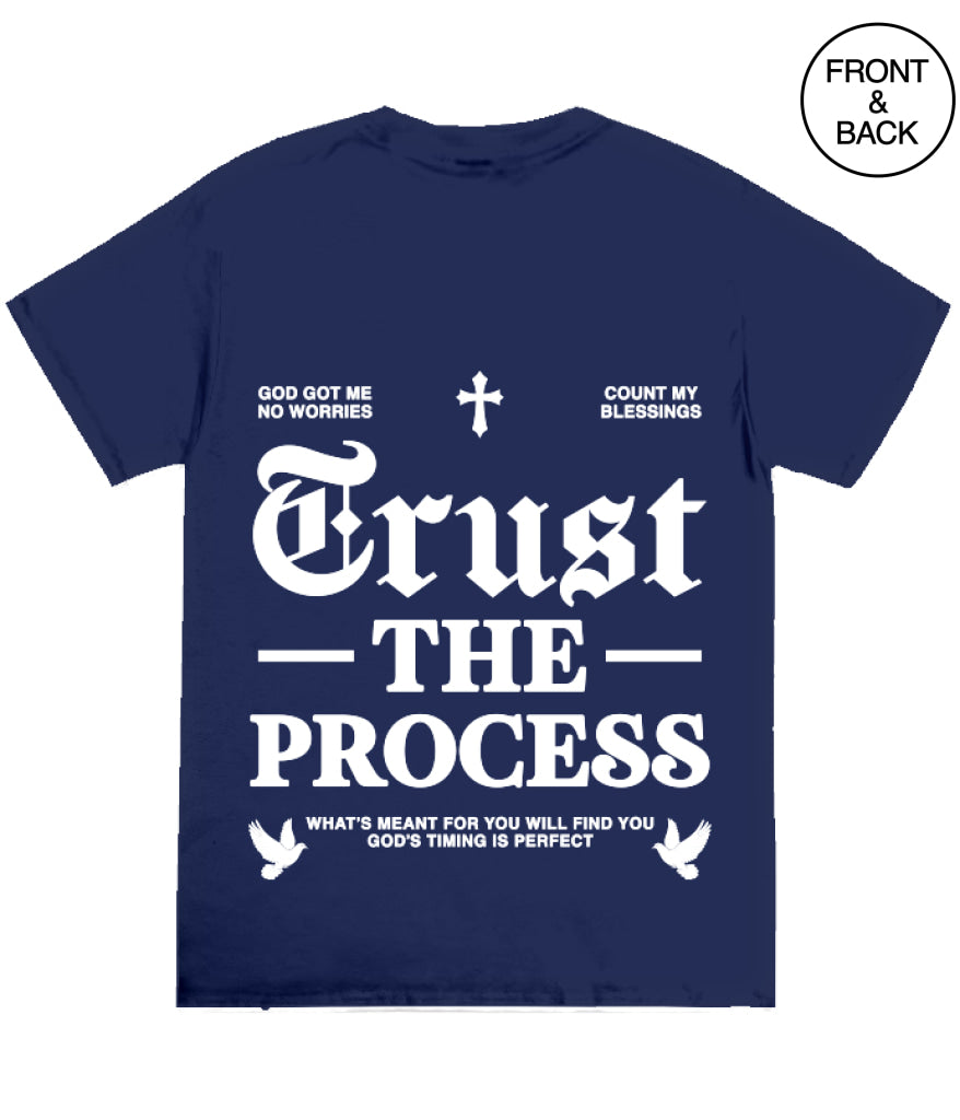 BIG GUY GOD’S PLAN TEE 2X / NAVY Men’s Tee