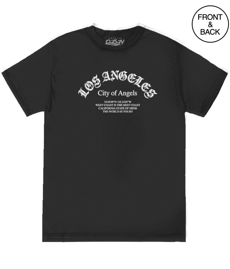 BIG GUY LA PALM TREE TEE 2X / BLACK Men’s Tee