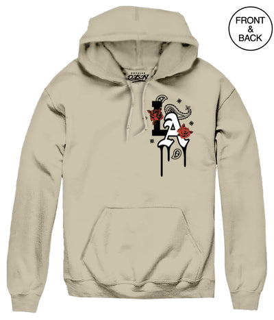 La Rose Drip Hoods S / Sand Mens Hoodies And Sweatshirts