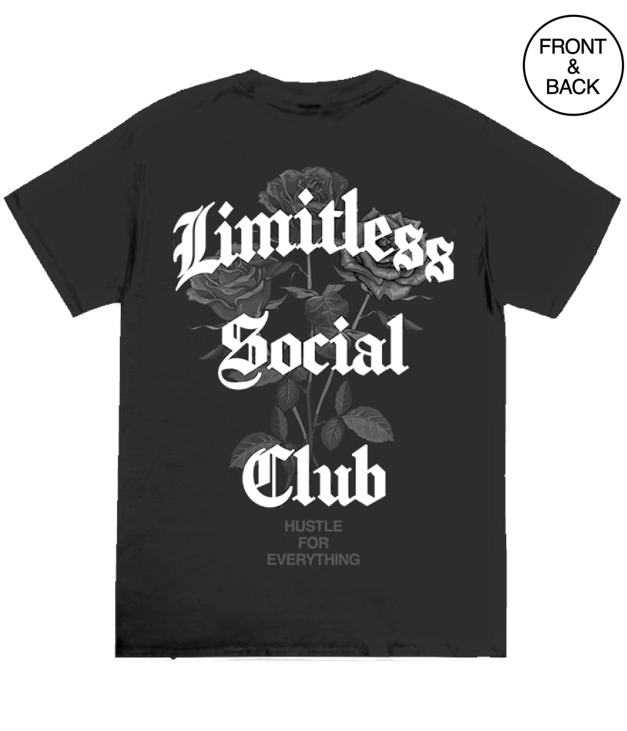 BIG GUY LIMITLESS SOCIAL CLUB ROSES Men’s Tee