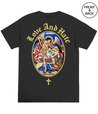 Big Guy Love And Hate Angel Men’s Tee