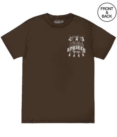 Big Guy Loyalty Doberman 2Xl / Brown Men’s Tee