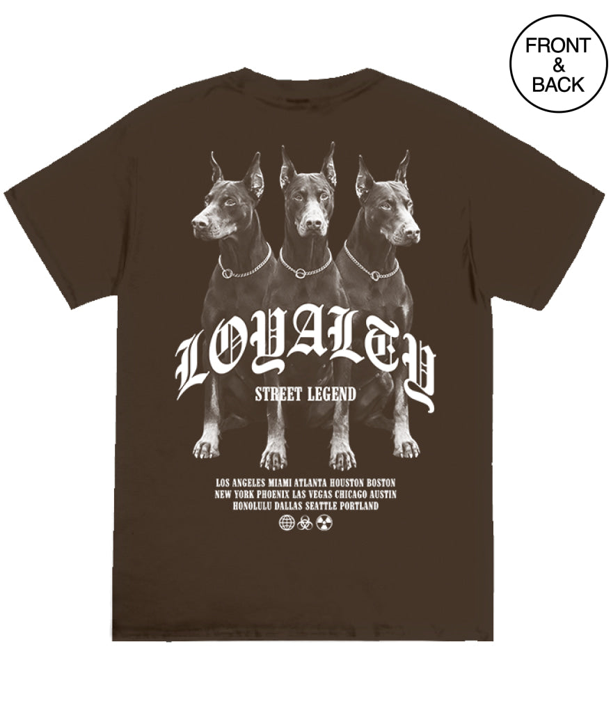 Big Guy Loyalty Doberman 2Xl / Brown Men’s Tee