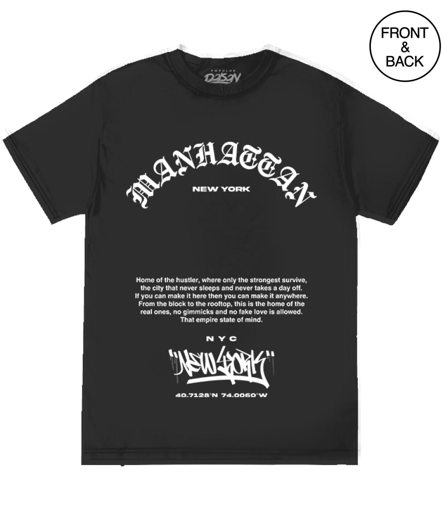 BIG GUY MANHATTAN NEW YORK TEE 2X / DARK GREEN Men’s Tee