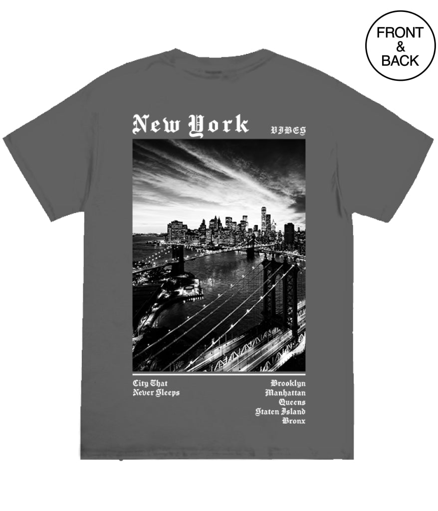 Big Guy New York Cityscape 2X / Charcoal Men’s Tee