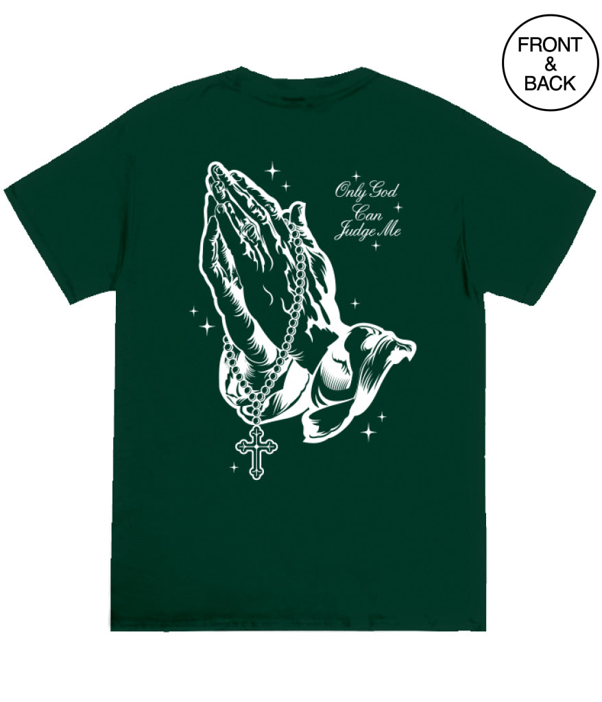 Big Guy Only God Can Blessed 2Xl / Dark Green Men’s Tee