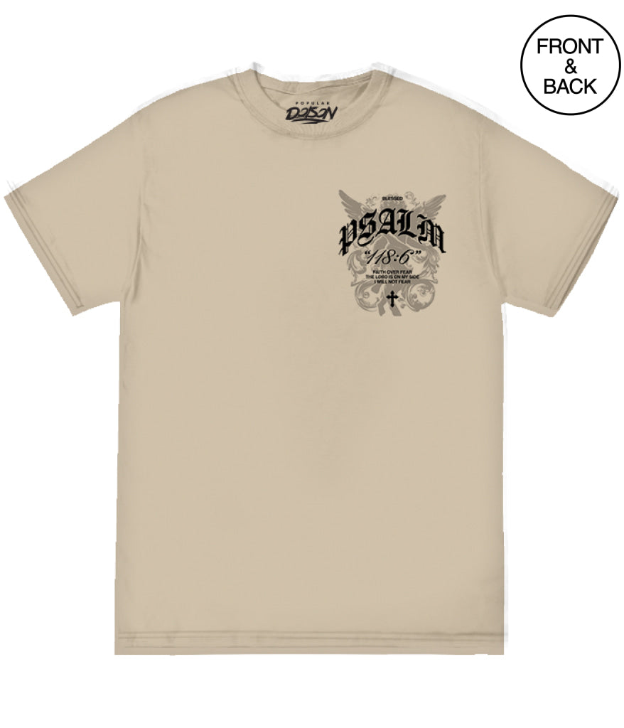 BIG GUY PSALM 118:6 TEE 2X / SAND Men’s Tee