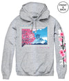 Big Guy Tokyo Kanji Blossom Hoodie 2Xl / Grey Mens Hoodies And Sweatshirts