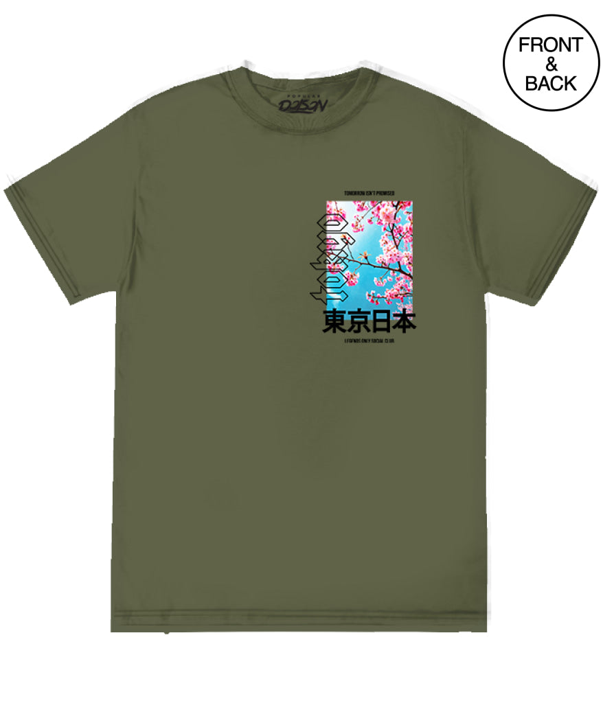 BIG GUY TOKYO LEGENDARY 2X / MILITARY GREEN Men’s Tee