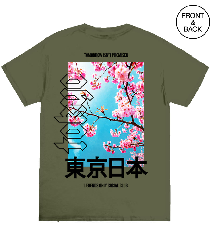 BIG GUY TOKYO LEGENDARY 2X / MILITARY GREEN Men’s Tee