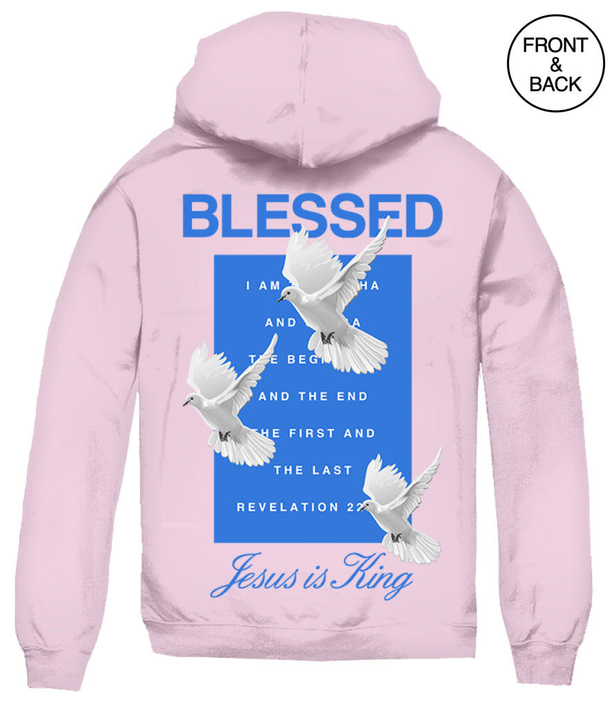 BIG SIZE BLESSED DOVES HOODIE Men’s Hoodies and Sweatshirts