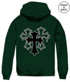 Big Size Bressed Tri Cross Men’s Hoodies And Sweatshirts