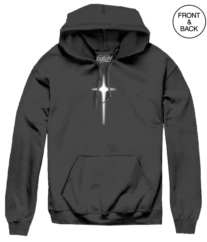 BIG SIZE FAITH OVER CROSS HOODIE Men’s Hoodies and Sweatshirts