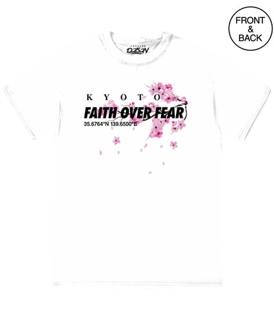 BIG SIZE FAITH OVER FUJI - 2XL / WHITE - Men’s Tee