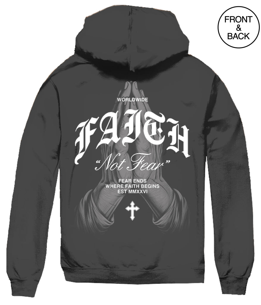 Big Size Faith Praying Hands 2Xl / Black Men’s Hoodies And Sweatshirts