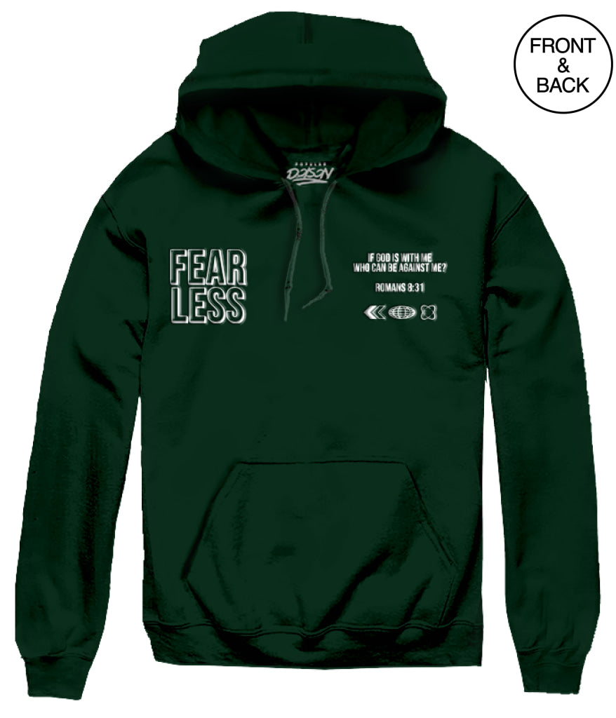 BIG SIZE FEARLESS HOODIE Men’s Hoodies and Sweatshirts