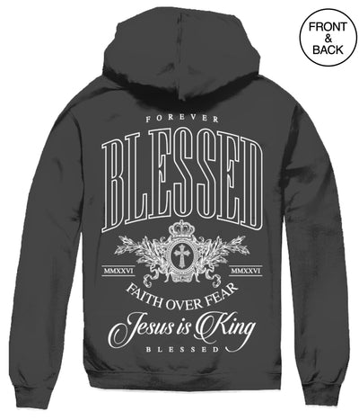 BIG SIZE FOREVER BLESSED JESUS HOODIE Men’s Hoodies and Sweatshirts