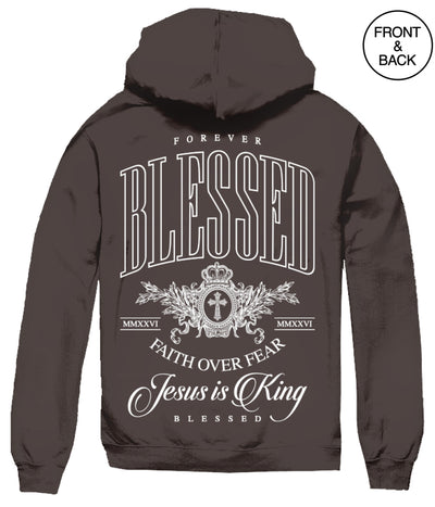 BIG SIZE FOREVER BLESSED JESUS HOODIE Men’s Hoodies and Sweatshirts