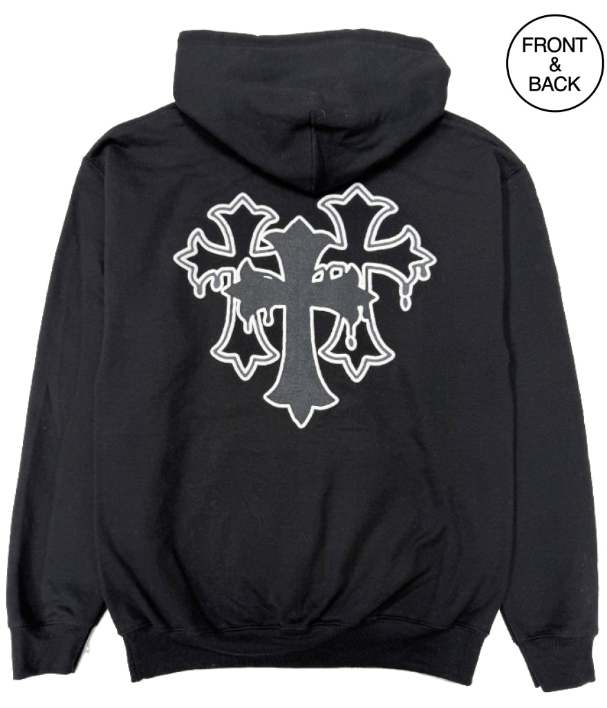 Big Size Forever Blessed Tri Cross 2Xl / Black Men’s Hoodies And Sweatshirts