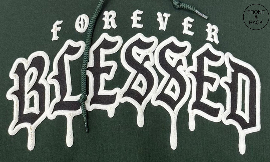 Big Size Forever Blessed Tri Cross Men’s Hoodies And Sweatshirts