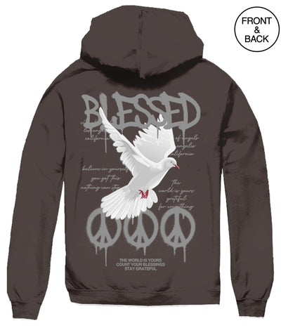 BIG SIZE HOODIE BLESSED DOVE PEACE Men’s Hoodies and Sweatshirts