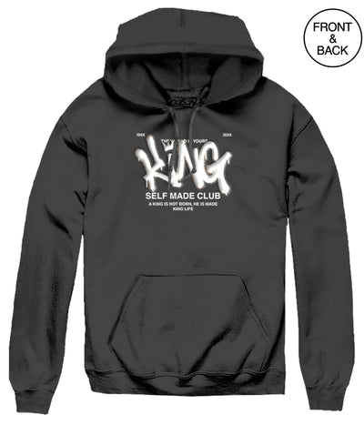 Big Size King Life Lion 2Xl / Black Men’s Hoodies And Sweatshirts