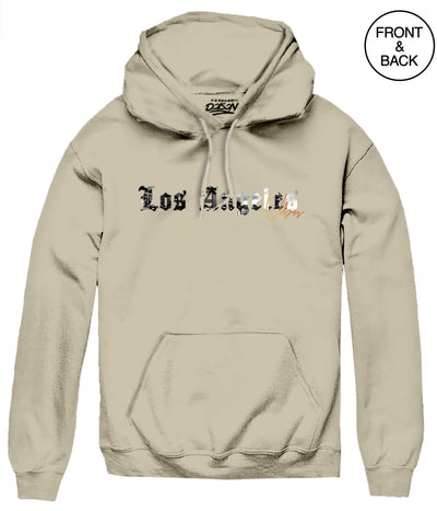 Big Size-La Vibes Hoods 2X / Sand Mens Hoodies And Sweatshirts