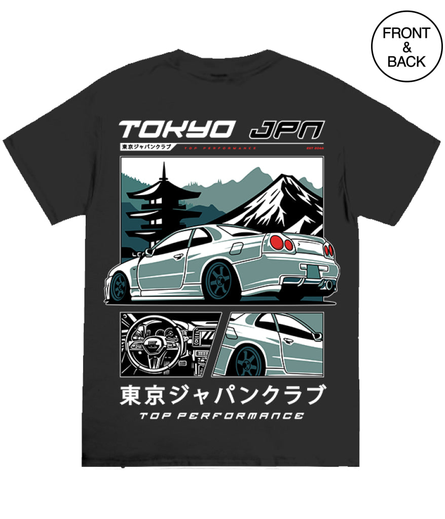 BIG SIZE MT FUJI CAR TEE - Men’s Tee