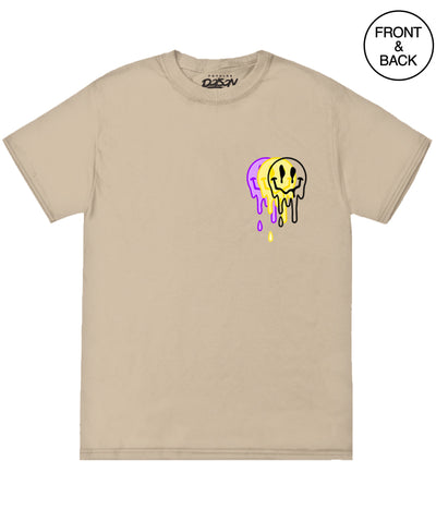 Big Size Multi Smiley 2X / Sand Mens Tee