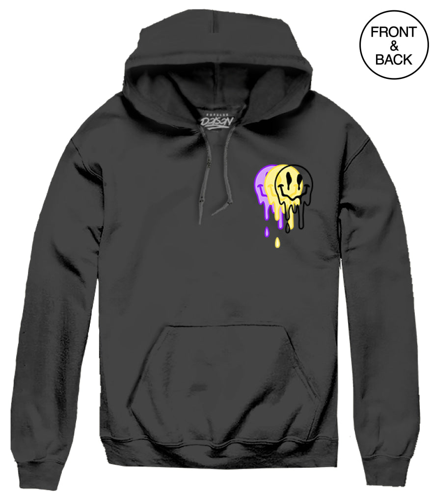 Big Size Multi Trippy Smile 2X / Black Men’s Hoodies And Sweatshirts