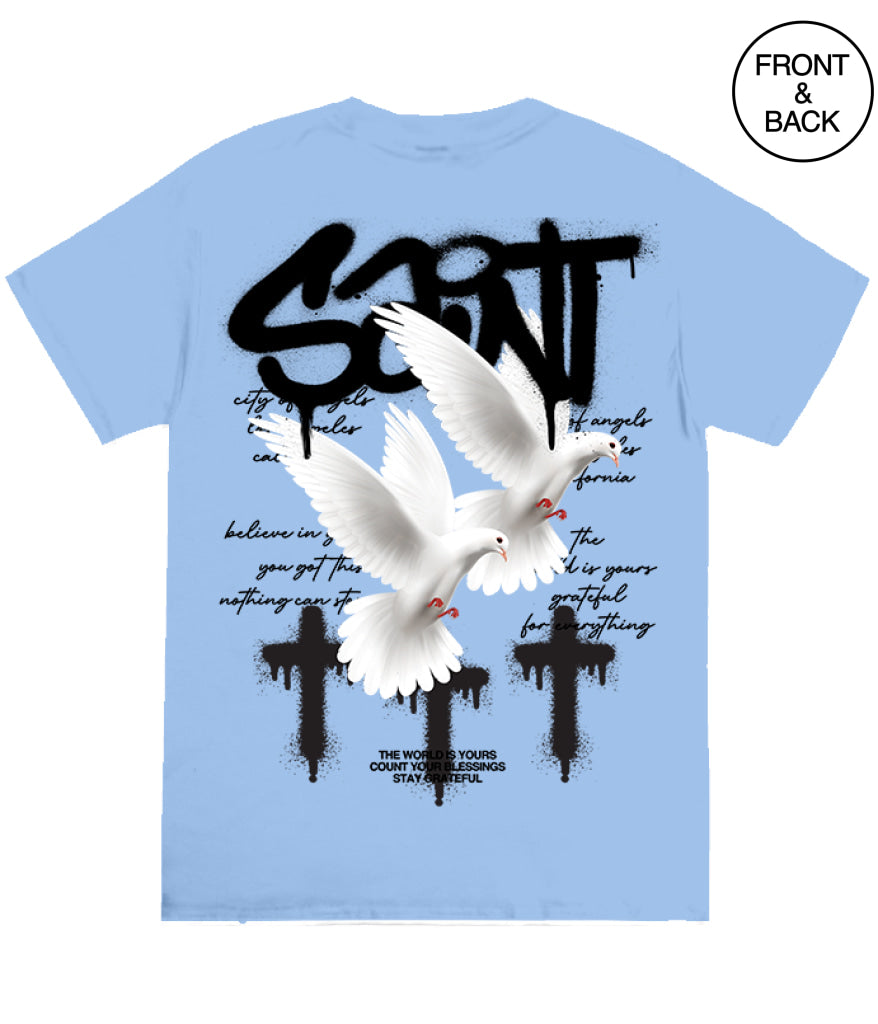 BIG SIZE SAINT DOVE DRIP TEE
