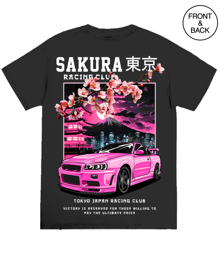 BIG SIZE SAKURA RACING CLUB TEE - Men’s Tee