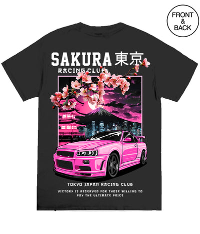 BIG SIZE SAKURA RACING CLUB TEE - Men’s Tee