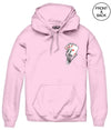 Big Size Skeleton Winning In Life Ace Hoodie 2X / Pink Mens Hoodies And Sweatshirts