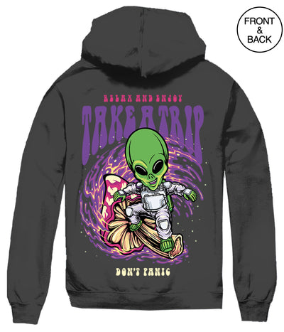 Big Size Take Trip Mushroom Alien Mens Hoodies And Sweatshirts