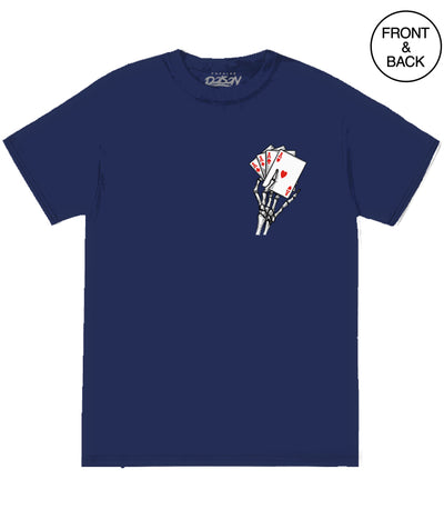 BIG SIZE WINNING HAND - 2XL / NAVY - Men’s Tee