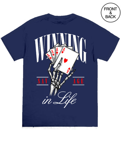 BIG SIZE WINNING HAND - Men’s Tee