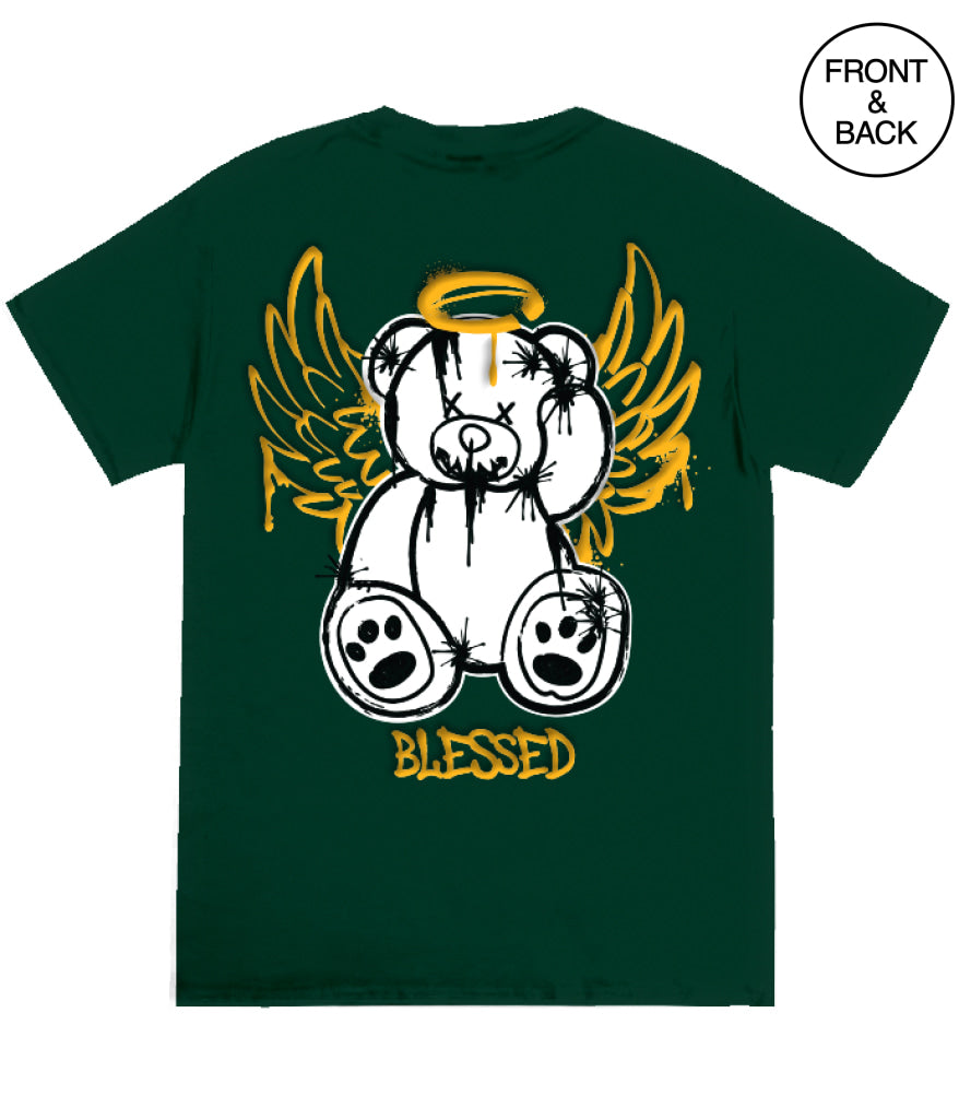 Blessed Angel Bear S / Dark Green Men’s Tee
