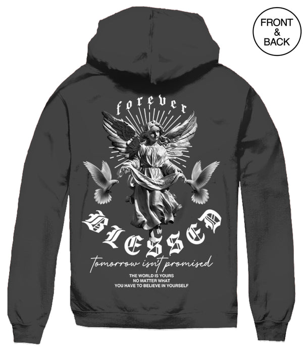 【SUPPLIER/サプライヤー】ANGEL PULLOVER HOODIE blessed-angel-mens-hoodies-and