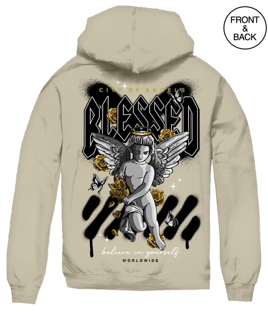 Blessed Angel S / Sand Men’s Hoodies And Sweatshirts